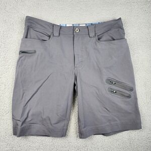 Lululemon Cadence Shorts Mens 36 38 Gray Performance Athleisure Pockets Nylon